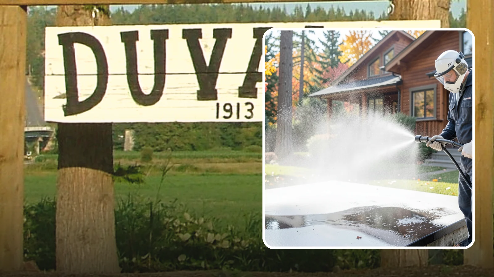 Hot Water Pressure Washing in Duvall, King County, WA - Hot water pressure washing uses heated water to cut through grease, oil, and stubborn grime that cold water cannot lift.