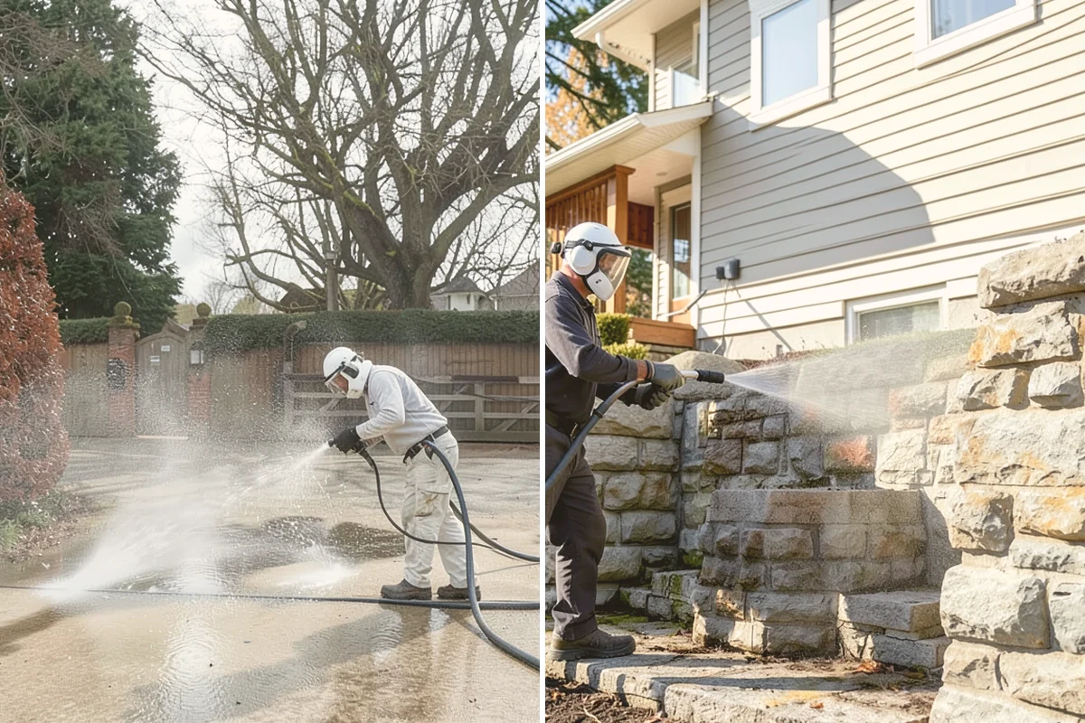 Hot Water Pressure Washing in Eatonville, Pierce County, WA - Identify the grease, oil, or heavy residue to be removed