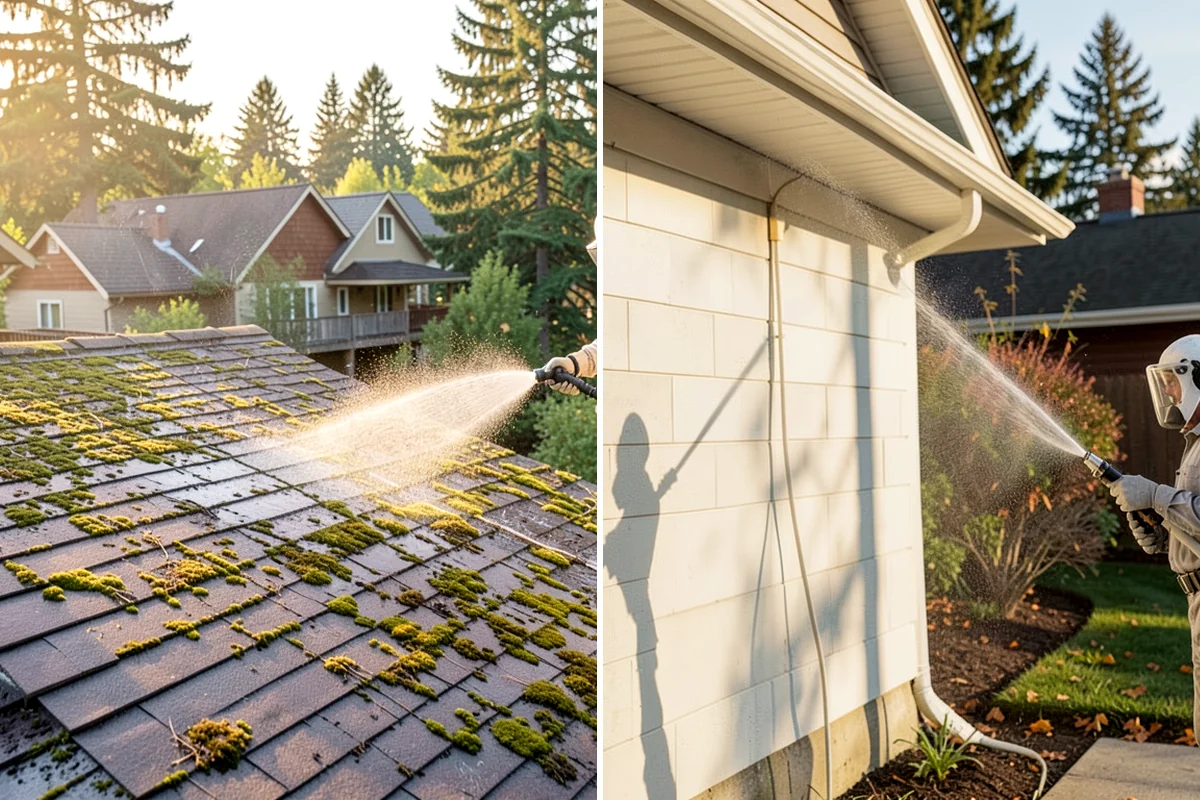 Hot Water Pressure Washing in Enumclaw, King County, WA - Identify the grease, oil, or heavy residue to be removed