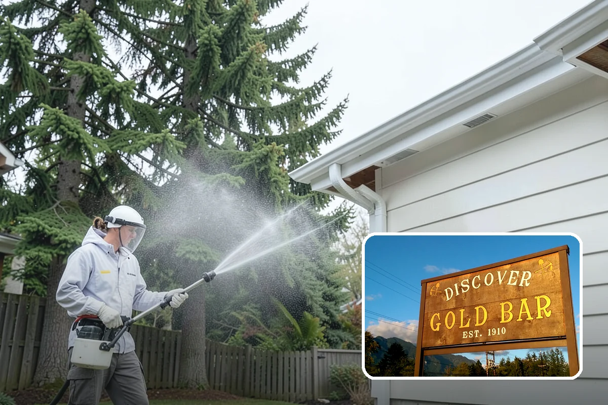 Hot Water Pressure Washing in Gold Bar, Snohomish County, WA - Cuts through grease and oil that cold water leaves behind
