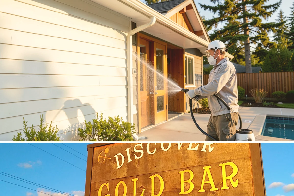 Hot Water Pressure Washing in Gold Bar, Snohomish County, WA - Available year-round, and particularly useful in cold months when heated water outperforms cold rinsing on stubborn grime.