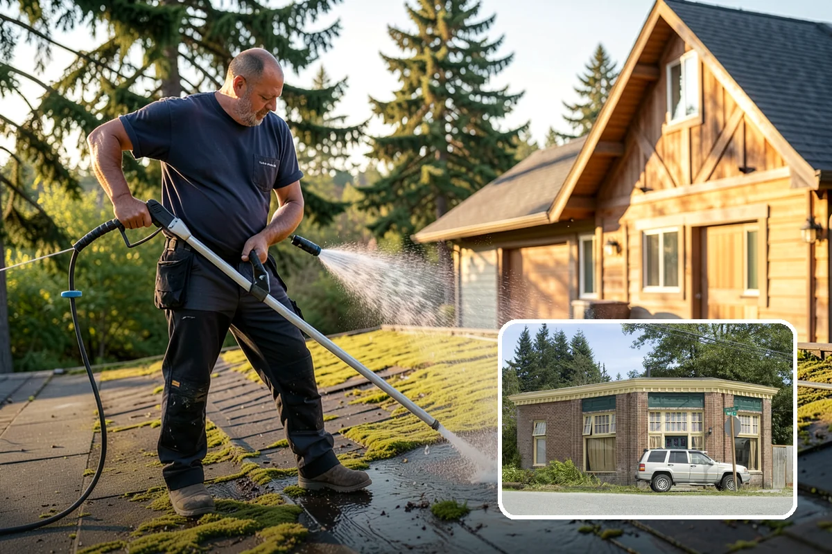 Hot Water Pressure Washing in Hamilton, Skagit County, WA - Cuts through grease and oil that cold water leaves behind