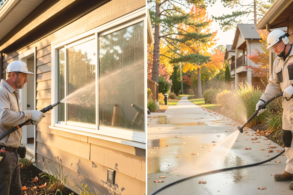 Hot Water Pressure Washing in Kirkland, King County, WA - Identify the grease, oil, or heavy residue to be removed