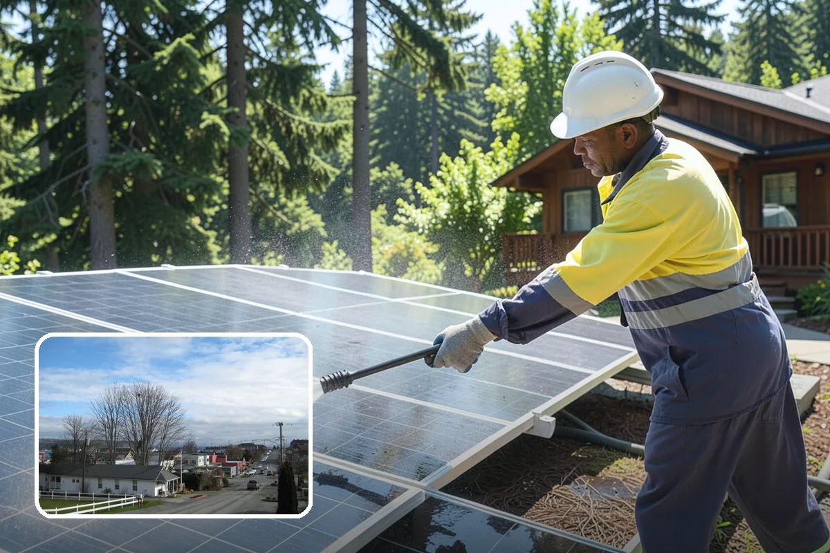 Hot Water Pressure Washing in Langley, Island County, WA - Cuts through grease and oil that cold water leaves behind