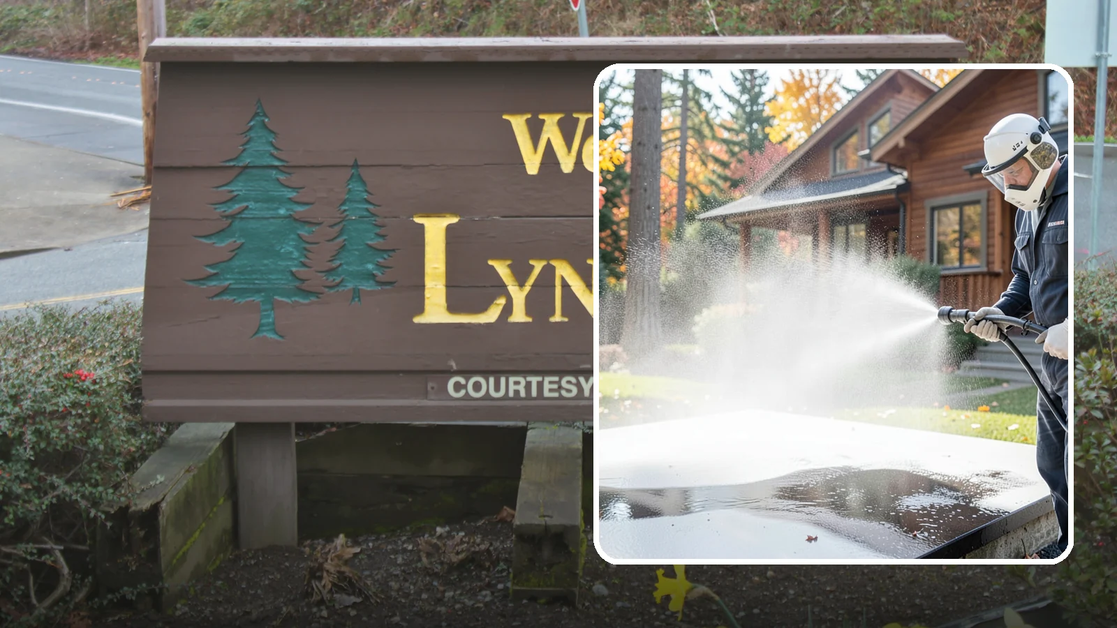 Hot Water Pressure Washing in Lynnwood, Snohomish County, WA - Hot water pressure washing uses heated water to cut through grease, oil, and stubborn grime that cold water cannot lift.