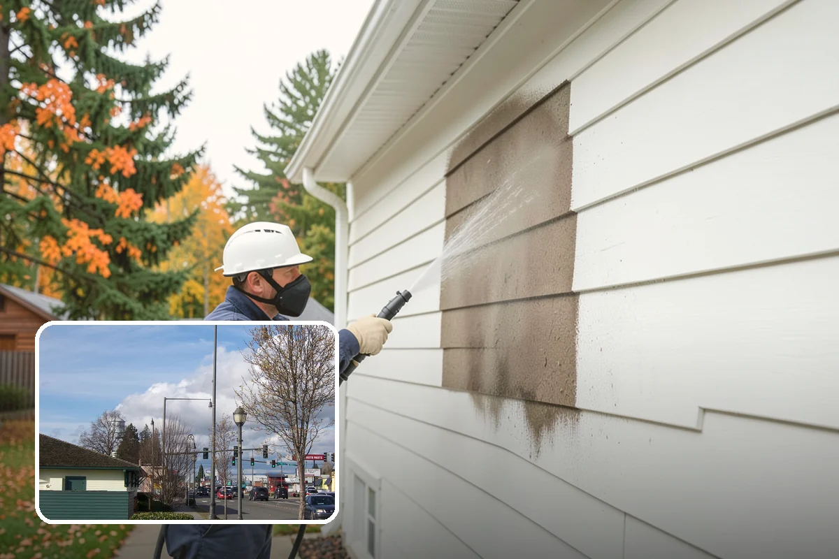 Hot Water Pressure Washing in Marysville, Snohomish County, WA - Cuts through grease and oil that cold water leaves behind