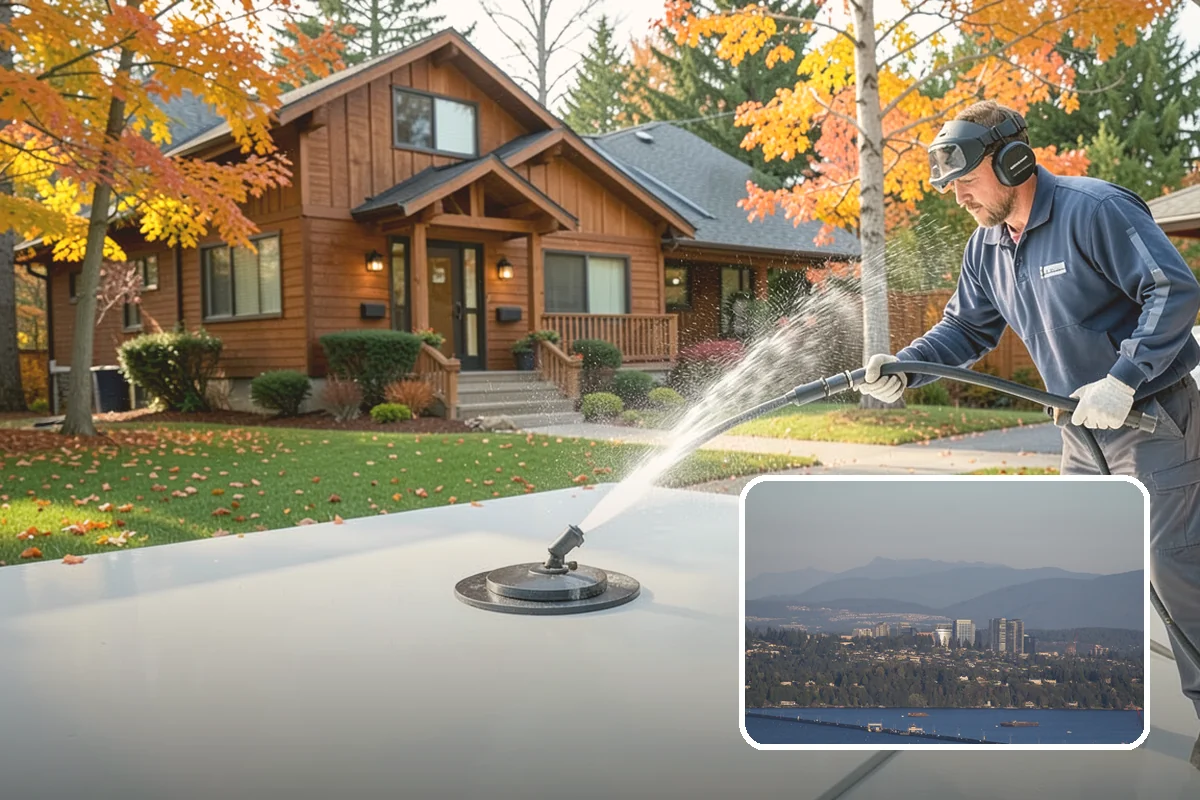 Hot Water Pressure Washing in Medina, King County, WA - Cuts through grease and oil that cold water leaves behind