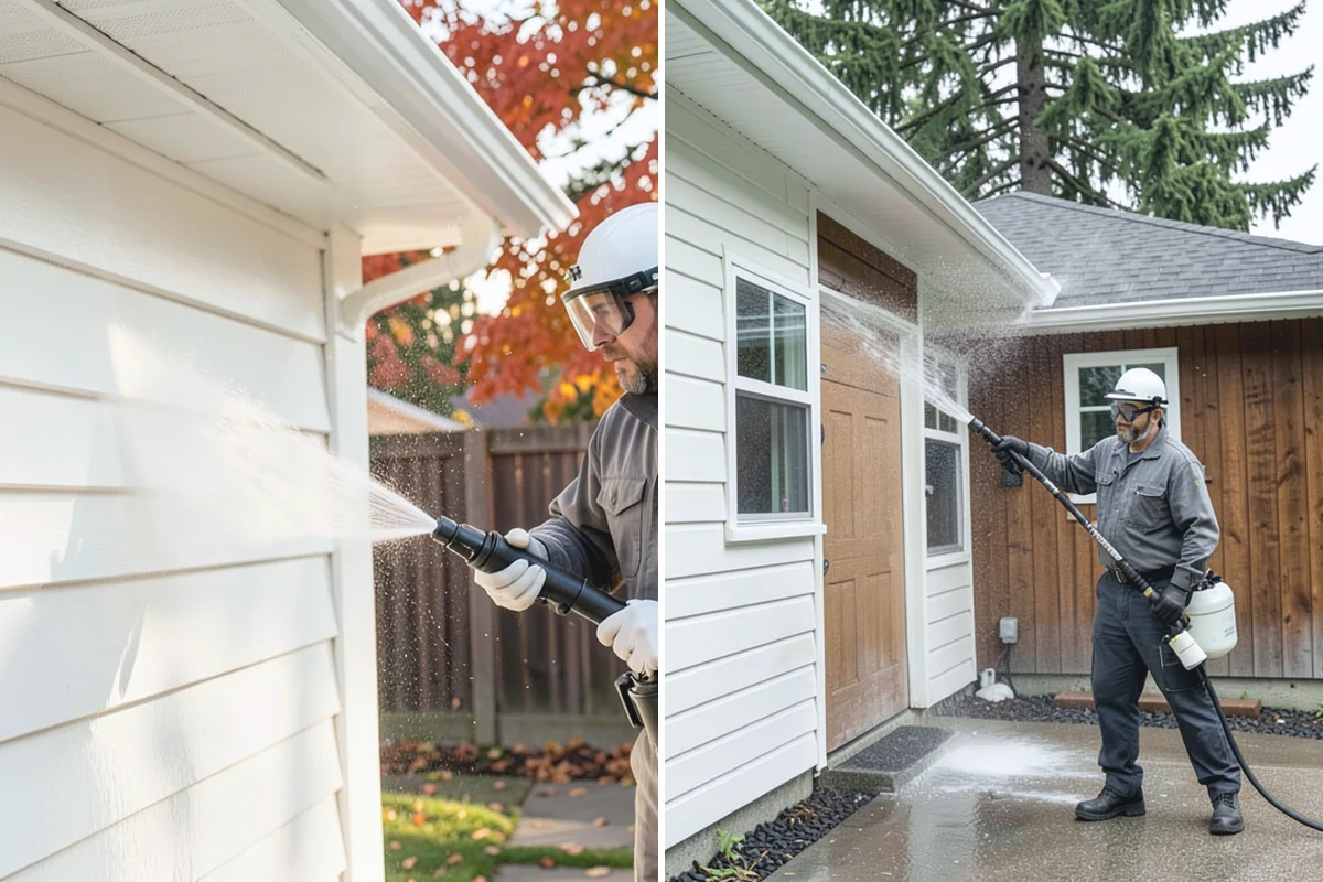 Hot Water Pressure Washing in Medina, King County, WA - Identify the grease, oil, or heavy residue to be removed