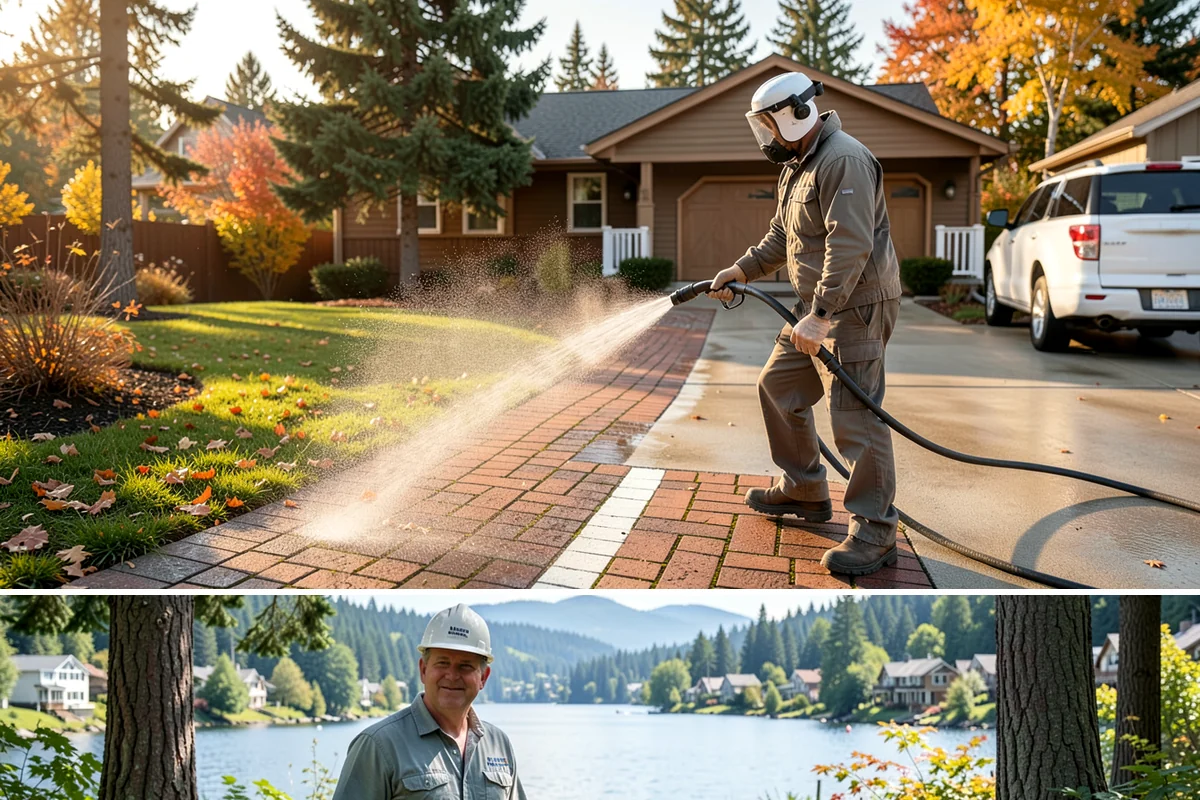 Hot Water Pressure Washing in Milton, King County, WA - Available year-round, and particularly useful in cold months when heated water outperforms cold rinsing on stubborn grime.