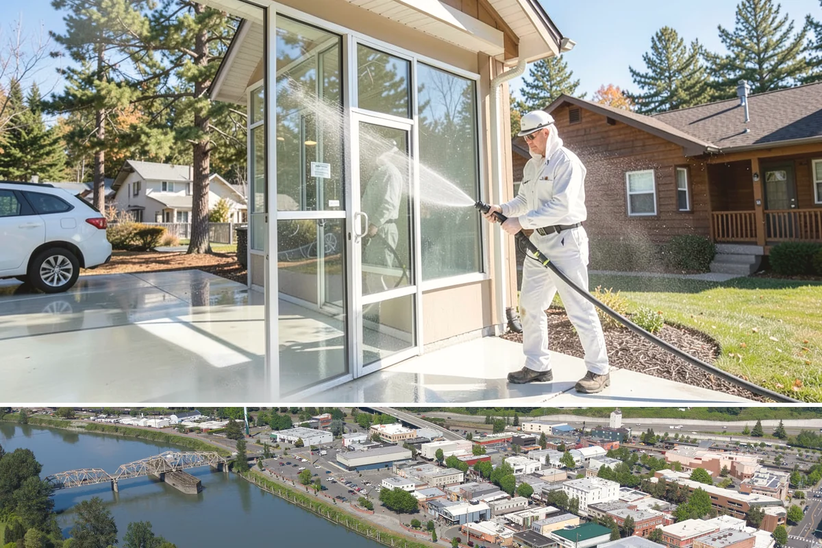 Hot Water Pressure Washing in Mount Vernon, Skagit County, WA - Available year-round, and particularly useful in cold months when heated water outperforms cold rinsing on stubborn grime.