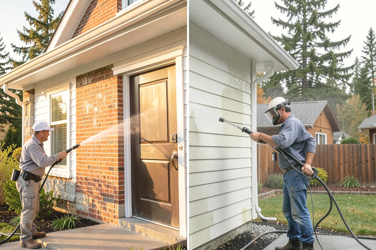 Hot Water Pressure Washing in Mountlake Terrace, Snohomish County, WA - Identify the grease, oil, or heavy residue to be removed