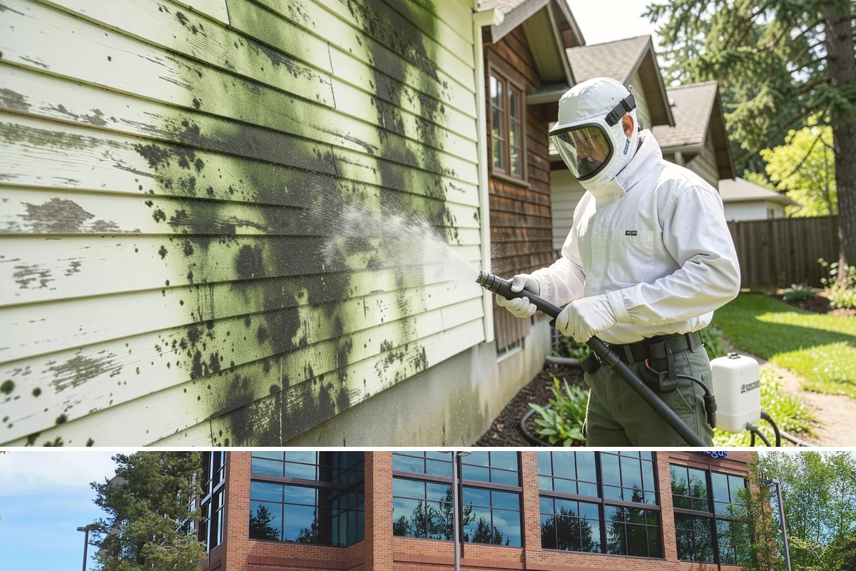 Hot Water Pressure Washing in Mountlake Terrace, Snohomish County, WA - Available year-round, and particularly useful in cold months when heated water outperforms cold rinsing on stubborn grime.