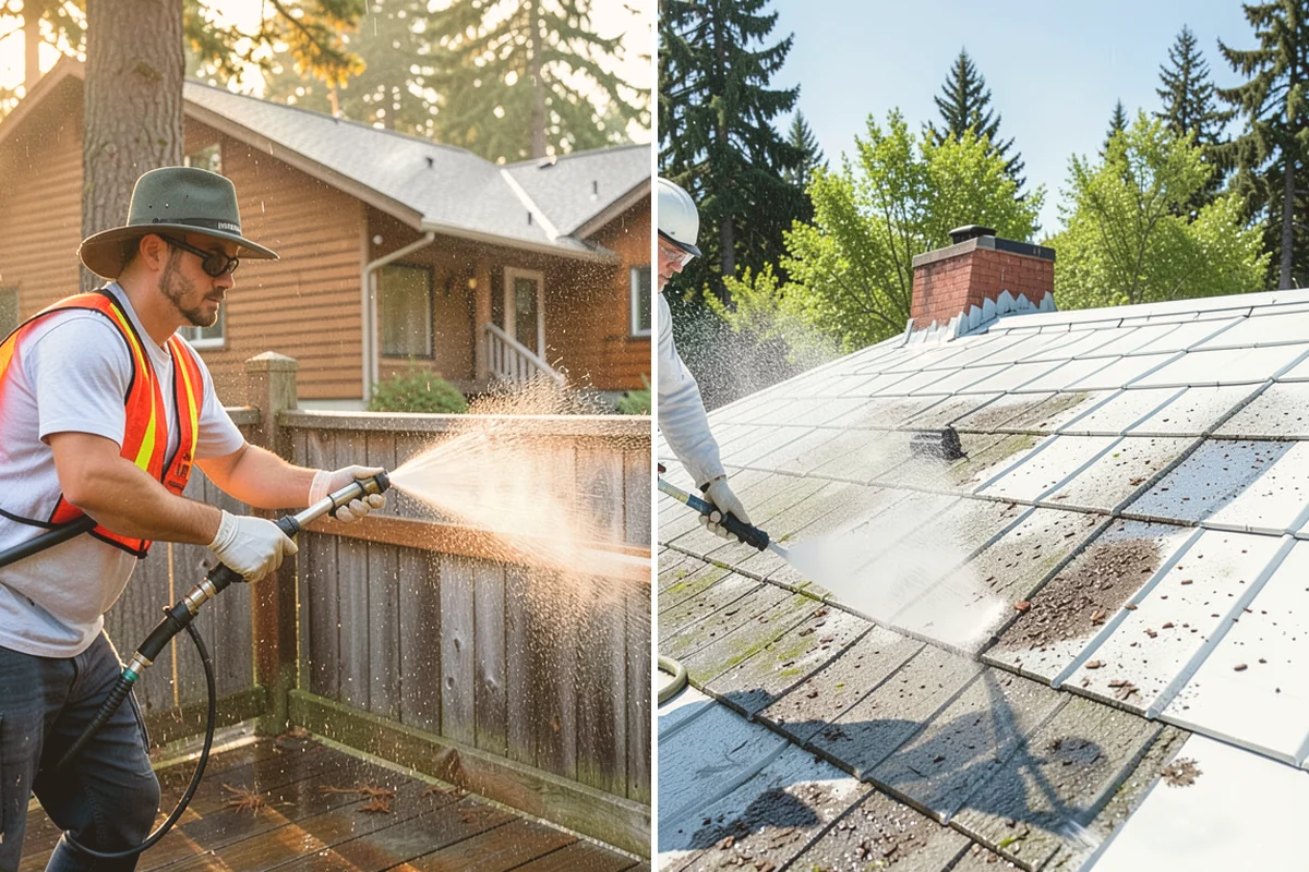 Hot Water Pressure Washing in Newcastle, King County, WA - Identify the grease, oil, or heavy residue to be removed