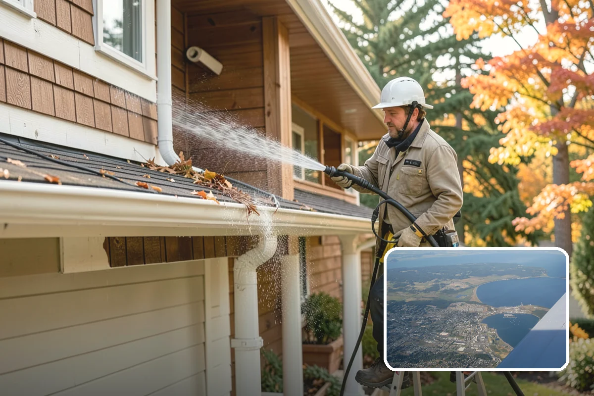 Hot Water Pressure Washing in Oak Harbor, Island County, WA - Cuts through grease and oil that cold water leaves behind