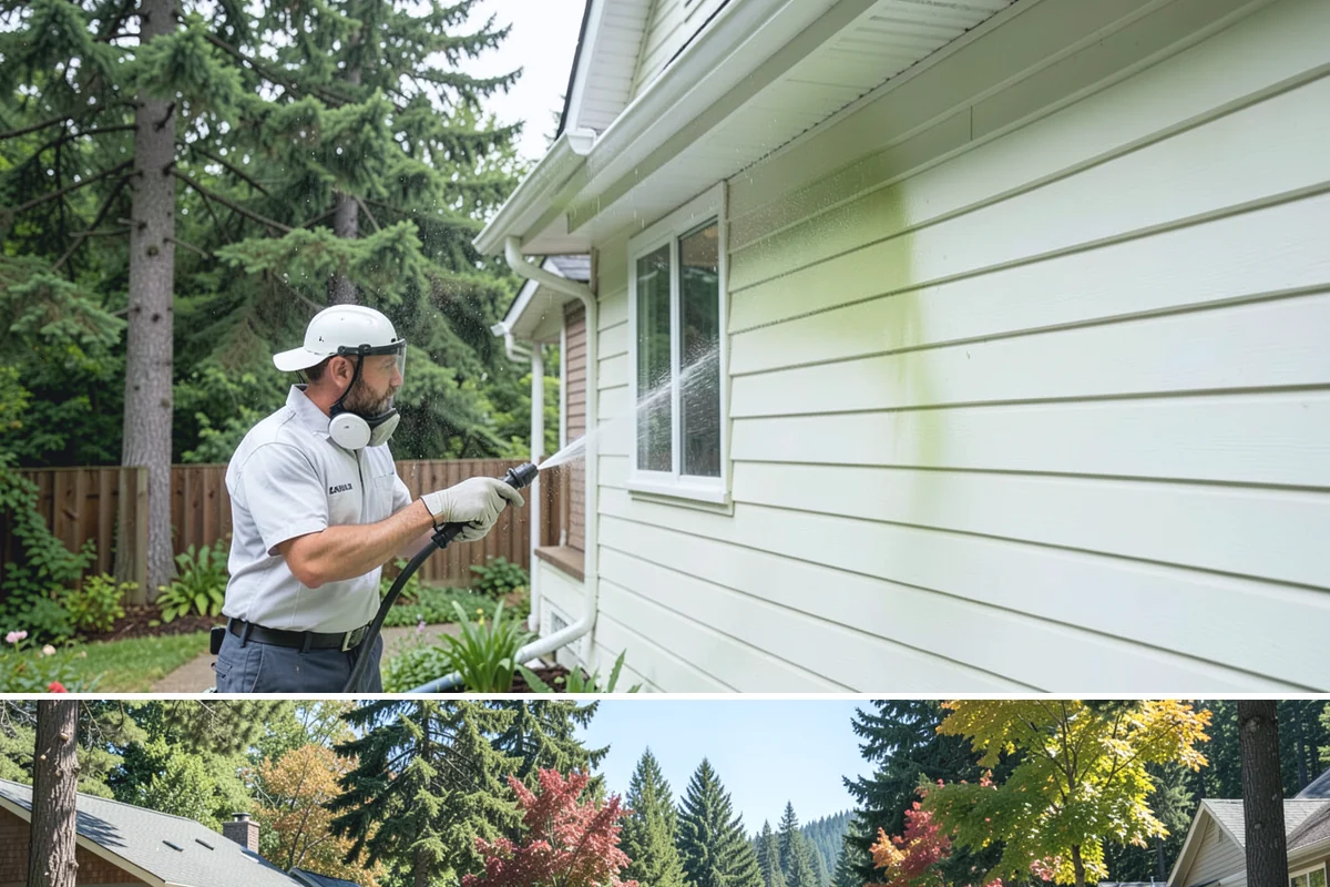Hot Water Pressure Washing in Orting, Pierce County, WA - Available year-round, and particularly useful in cold months when heated water outperforms cold rinsing on stubborn grime.