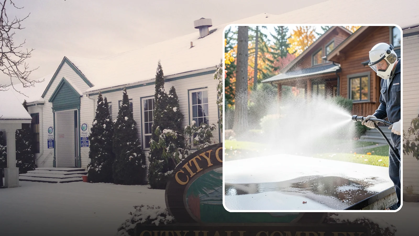 Hot Water Pressure Washing in Pacific, King County, WA - Hot water pressure washing uses heated water to cut through grease, oil, and stubborn grime that cold water cannot lift.