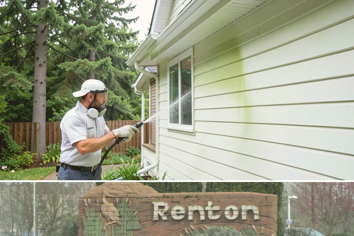 Hot Water Pressure Washing in Renton, King County, WA - Available year-round, and particularly useful in cold months when heated water outperforms cold rinsing on stubborn grime.