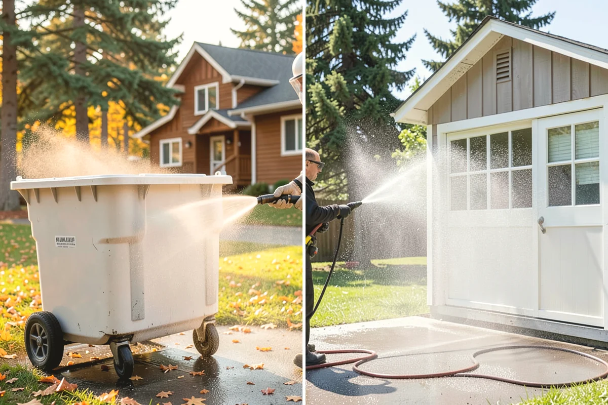 Hot Water Pressure Washing in Ruston, Pierce County, WA - Identify the grease, oil, or heavy residue to be removed