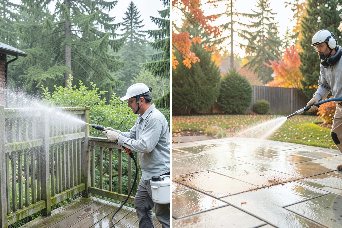 Hot Water Pressure Washing in Skykomish, King County, WA - Identify the grease, oil, or heavy residue to be removed