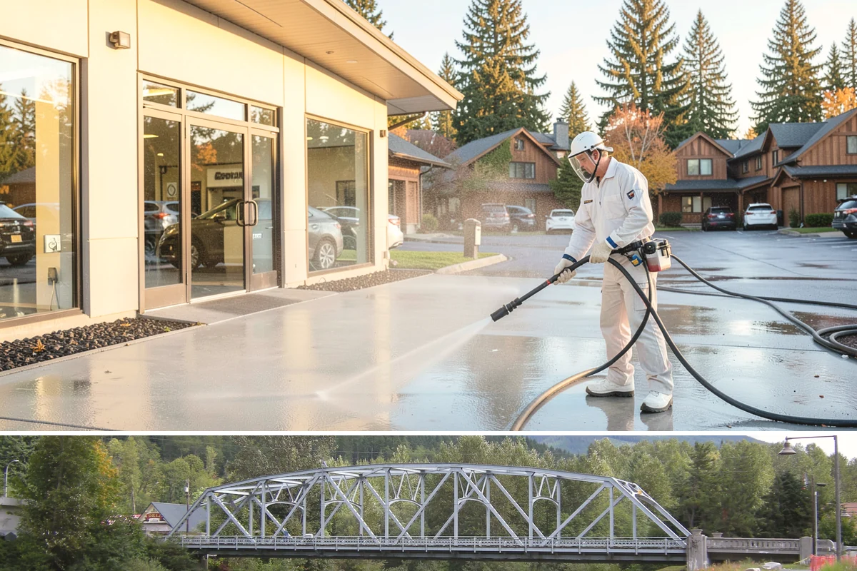 Hot Water Pressure Washing in Skykomish, King County, WA - Available year-round, and particularly useful in cold months when heated water outperforms cold rinsing on stubborn grime.