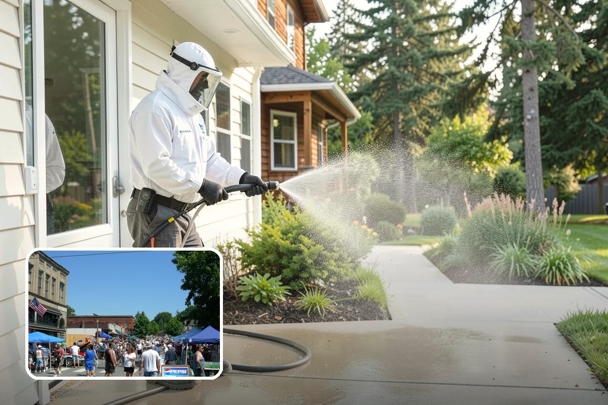 Hot Water Pressure Washing in Snohomish, Snohomish County, WA - Cuts through grease and oil that cold water leaves behind