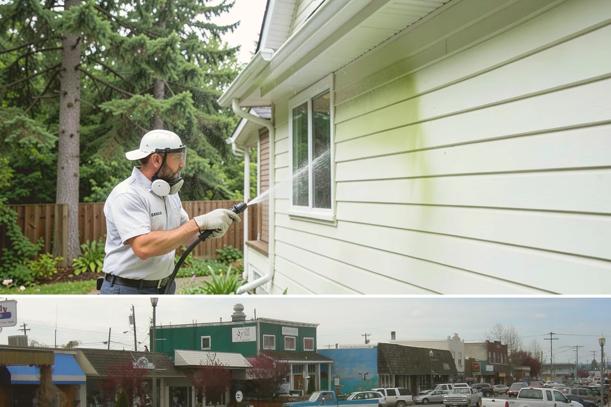 Hot Water Pressure Washing in Stanwood, Snohomish County, WA - Available year-round, and particularly useful in cold months when heated water outperforms cold rinsing on stubborn grime.