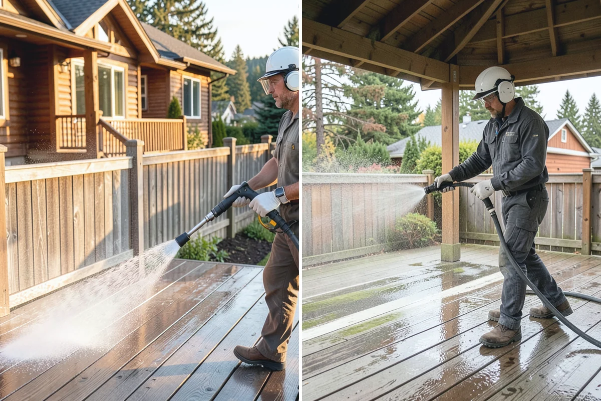 Hot Water Pressure Washing in Sumner, Pierce County, WA - Identify the grease, oil, or heavy residue to be removed