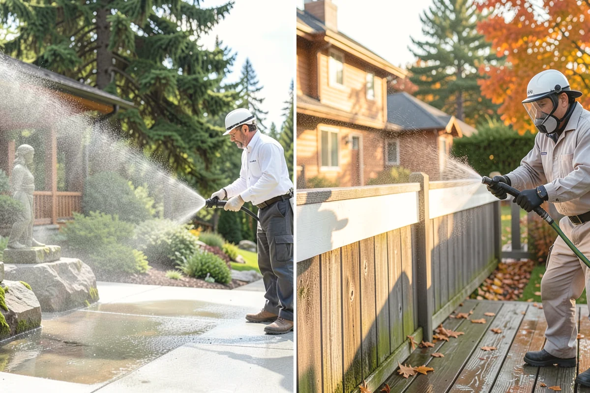 Hot Water Pressure Washing in Tacoma, Pierce County, WA - Identify the grease, oil, or heavy residue to be removed