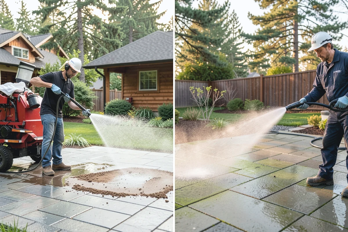 Hot Water Pressure Washing in Wilkeson, Pierce County, WA - Identify the grease, oil, or heavy residue to be removed