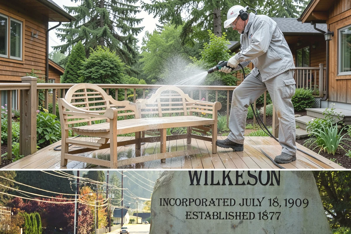 Hot Water Pressure Washing in Wilkeson, Pierce County, WA - Available year-round, and particularly useful in cold months when heated water outperforms cold rinsing on stubborn grime.
