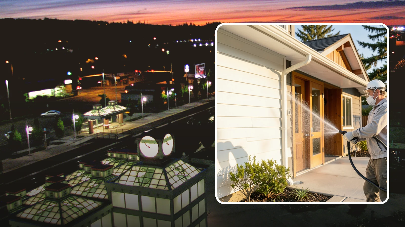 Hotel Exterior Cleaning in Auburn, King County, WA - Full-service exterior cleaning for hotels and lodging that revives entrances, walkways, pool decks, and facades guests judge on...