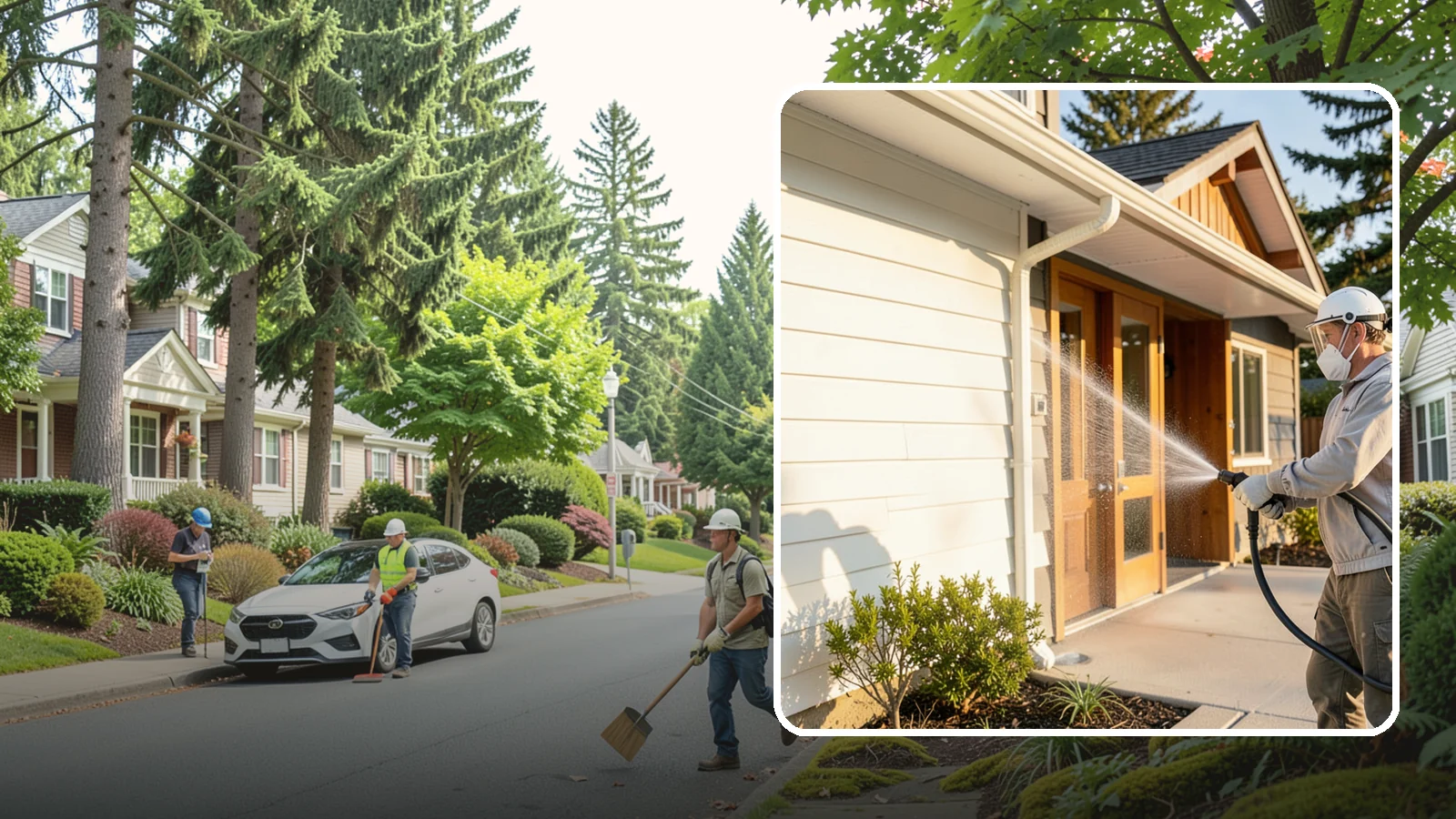 Hotel Exterior Cleaning in Beaux Arts Village, King County, WA - Full-service exterior cleaning for hotels and lodging that revives entrances, walkways, pool decks, and facades guests judge on...