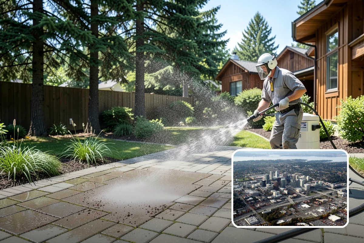 Hotel Exterior Cleaning in Bellevue, King County, WA - Delivers a polished first impression at the entrance and porte-cochere