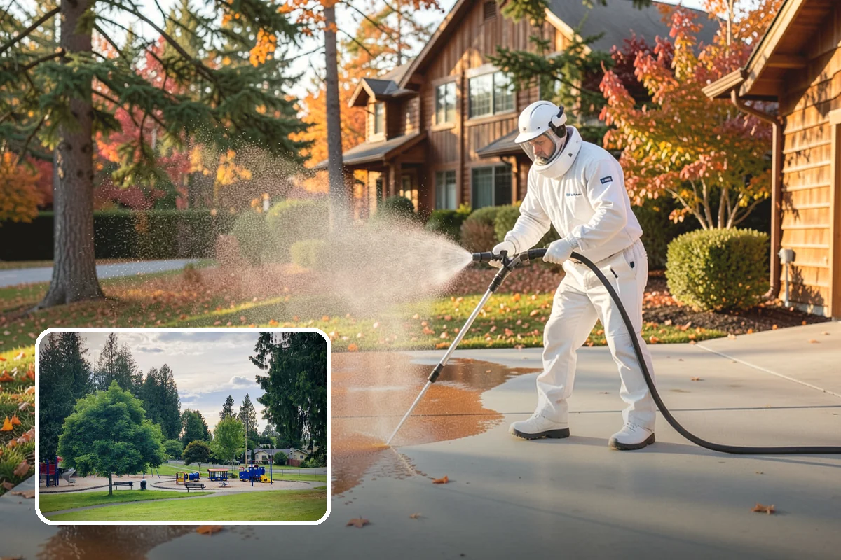 Hotel Exterior Cleaning in Bonney Lake, Pierce County, WA - Delivers a polished first impression at the entrance and porte-cochere
