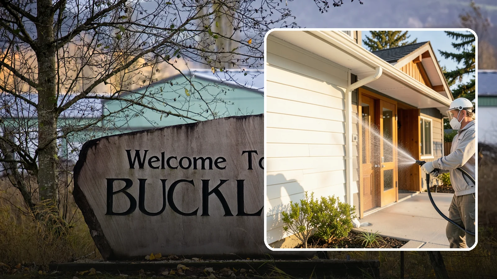 Hotel Exterior Cleaning in Buckley, Pierce County, WA - Full-service exterior cleaning for hotels and lodging that revives entrances, walkways, pool decks, and facades guests judge on...