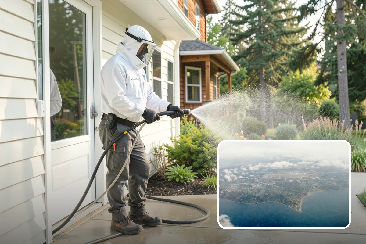 Hotel Exterior Cleaning in Burien, King County, WA - Delivers a polished first impression at the entrance and porte-cochere
