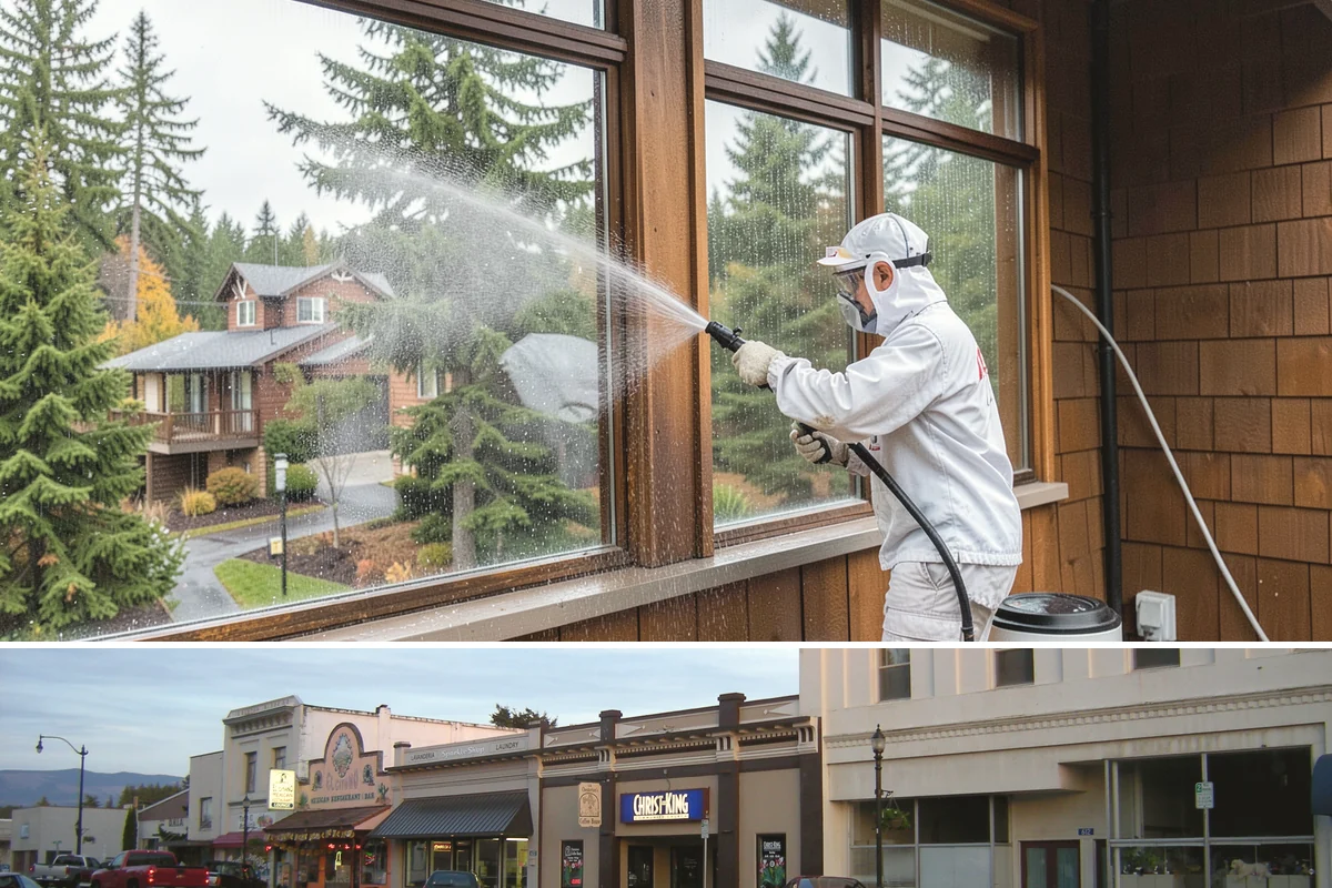 Hotel Exterior Cleaning in Burlington, Skagit County, WA - Late spring through summer is prime for hotel facades and pool decks, timed ahead of the busy travel and event season.