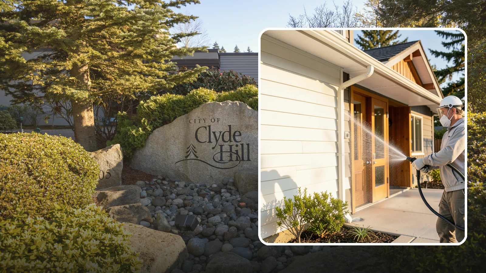 Hotel Exterior Cleaning in Clyde Hill, King County, WA - Full-service exterior cleaning for hotels and lodging that revives entrances, walkways, pool decks, and facades guests judge on...