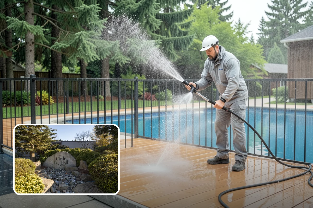 Hotel Exterior Cleaning in Clyde Hill, King County, WA - Delivers a polished first impression at the entrance and porte-cochere