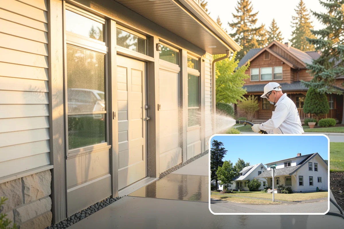 Hotel Exterior Cleaning in DuPont, Pierce County, WA - Delivers a polished first impression at the entrance and porte-cochere