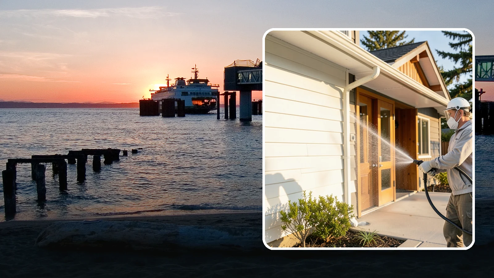 Hotel Exterior Cleaning in Edmonds, Snohomish County, WA - Full-service exterior cleaning for hotels and lodging that revives entrances, walkways, pool decks, and facades guests judge on...