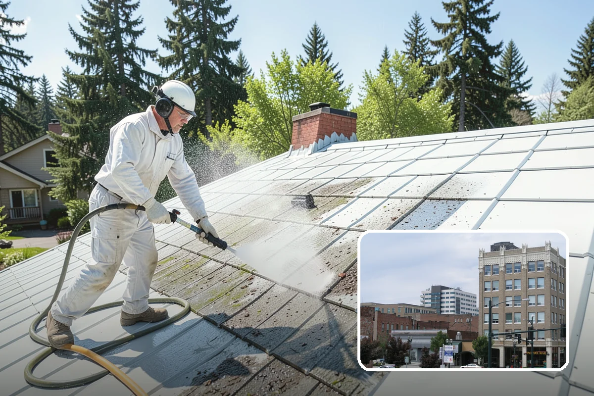Hotel Exterior Cleaning in Everett, Snohomish County, WA - Delivers a polished first impression at the entrance and porte-cochere