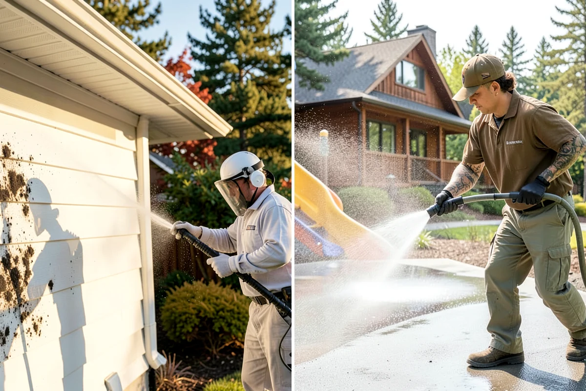 Hotel Exterior Cleaning in Everett, Snohomish County, WA - Walk the property and prioritize guest-facing elevations