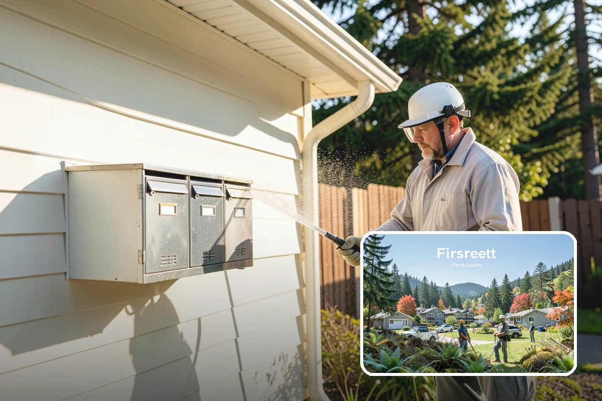 Hotel Exterior Cleaning in Fircrest, Pierce County, WA - Delivers a polished first impression at the entrance and porte-cochere
