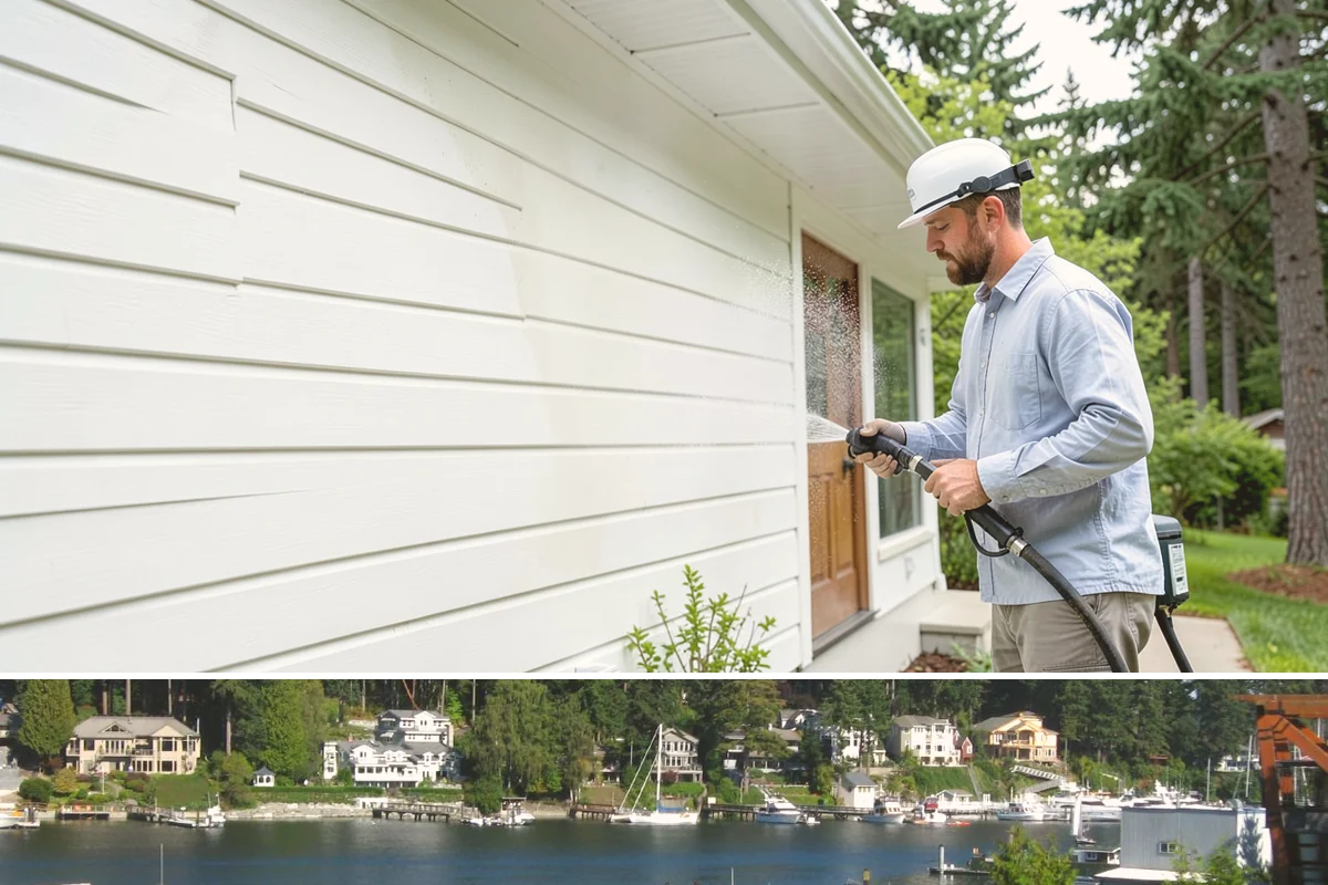 Hotel Exterior Cleaning in Gig Harbor, Pierce County, WA - Late spring through summer is prime for hotel facades and pool decks, timed ahead of the busy travel and event season.