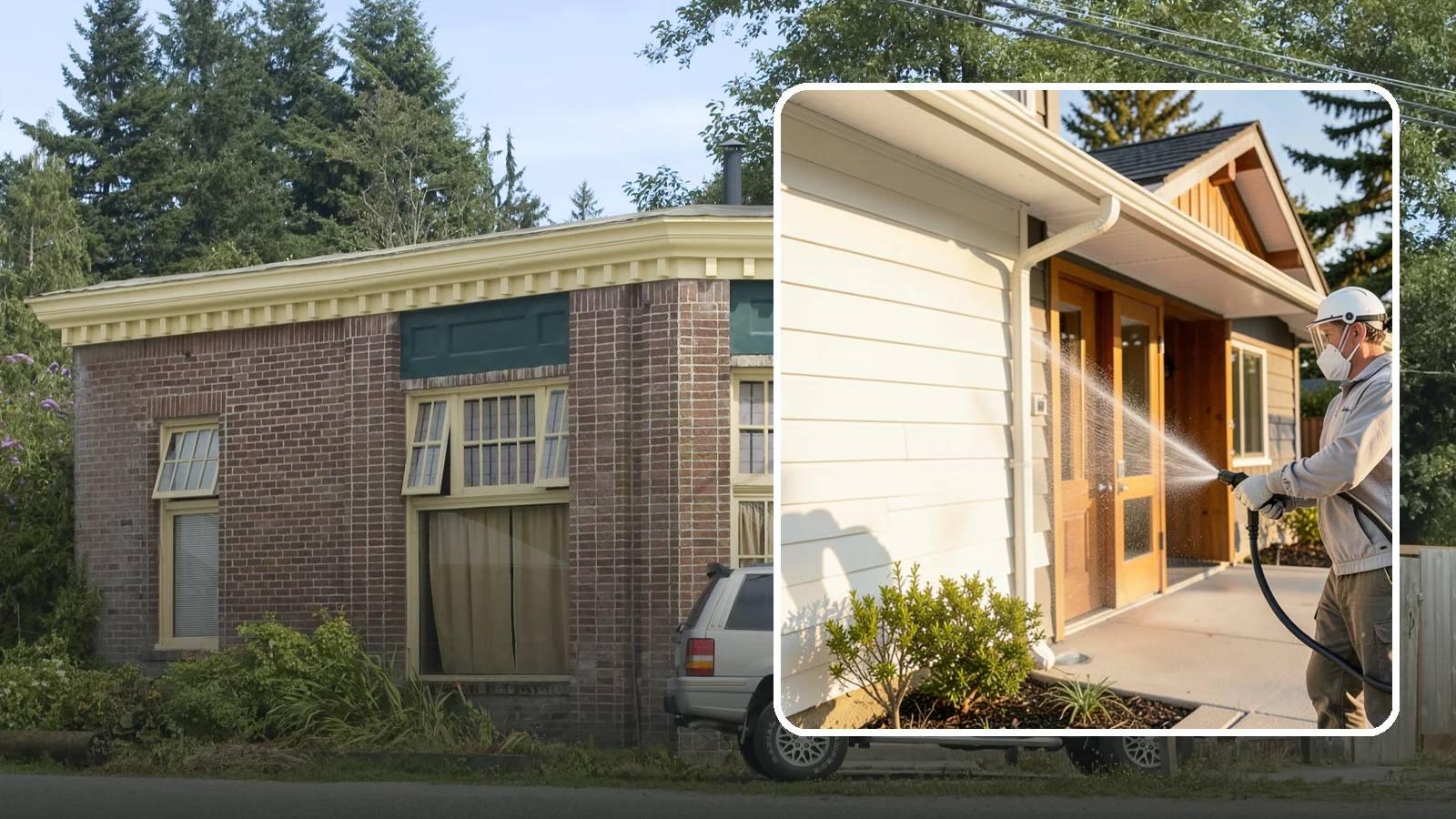 Hotel Exterior Cleaning in Hamilton, Skagit County, WA - Full-service exterior cleaning for hotels and lodging that revives entrances, walkways, pool decks, and facades guests judge on...
