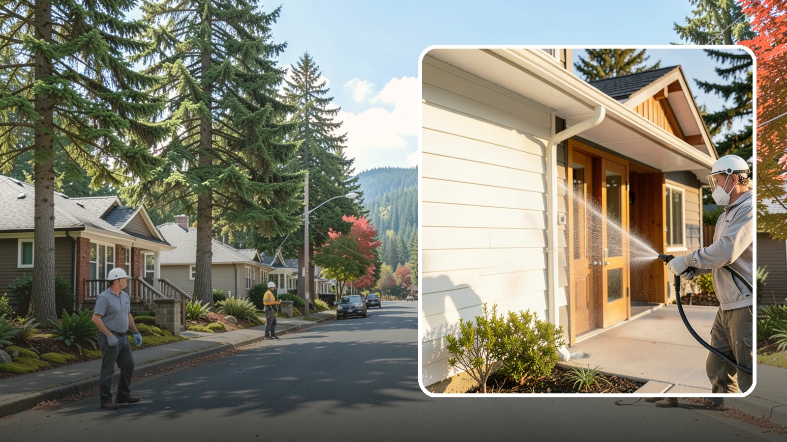 Hotel Exterior Cleaning in Hunts Point, King County, WA - Full-service exterior cleaning for hotels and lodging that revives entrances, walkways, pool decks, and facades guests judge on...