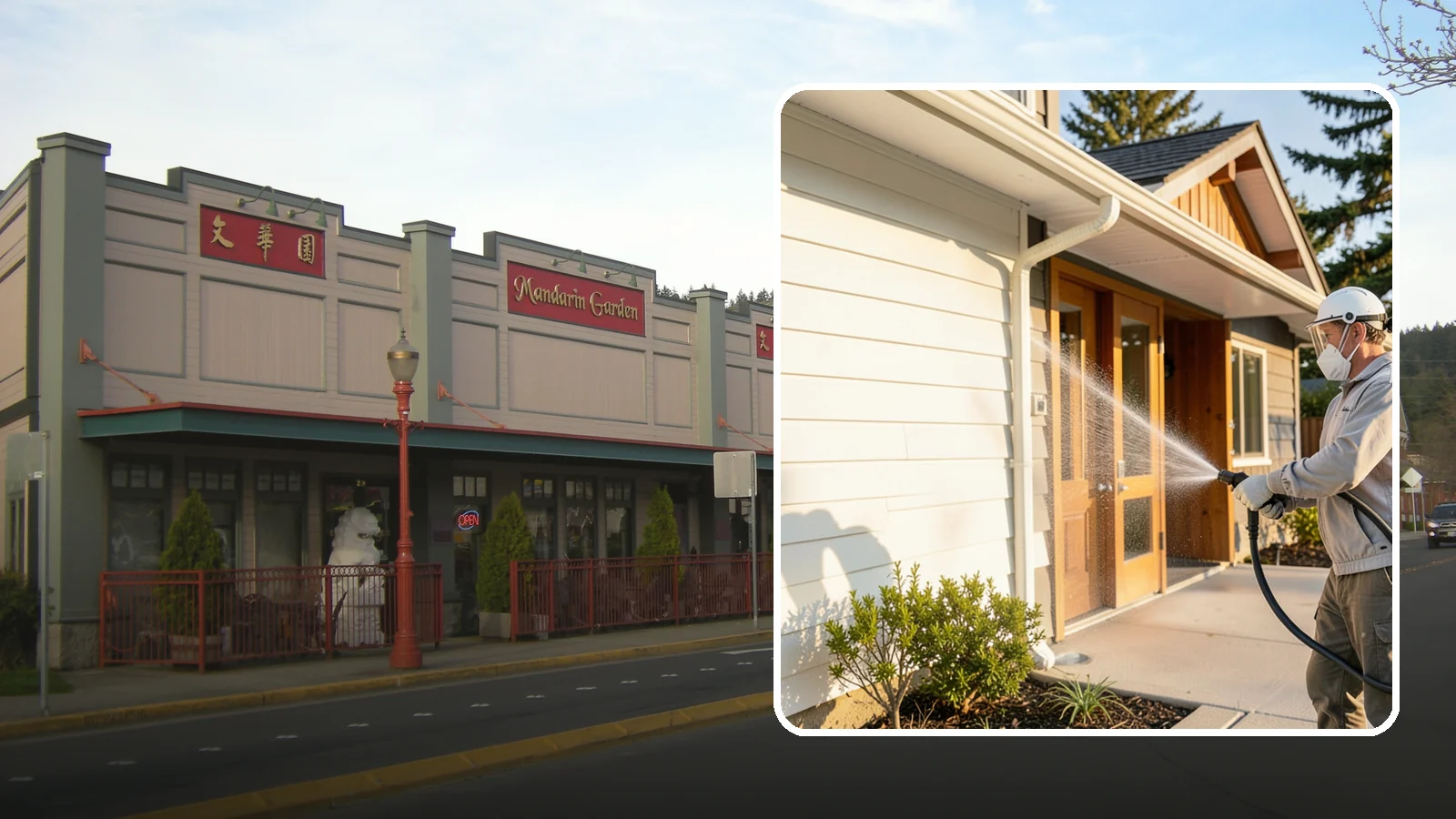 Hotel Exterior Cleaning in Issaquah, King County, WA - Full-service exterior cleaning for hotels and lodging that revives entrances, walkways, pool decks, and facades guests judge on...