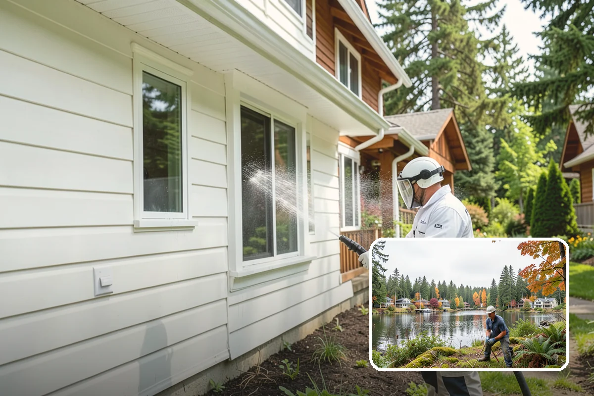 Hotel Exterior Cleaning in La Conner, Skagit County, WA - Delivers a polished first impression at the entrance and porte-cochere