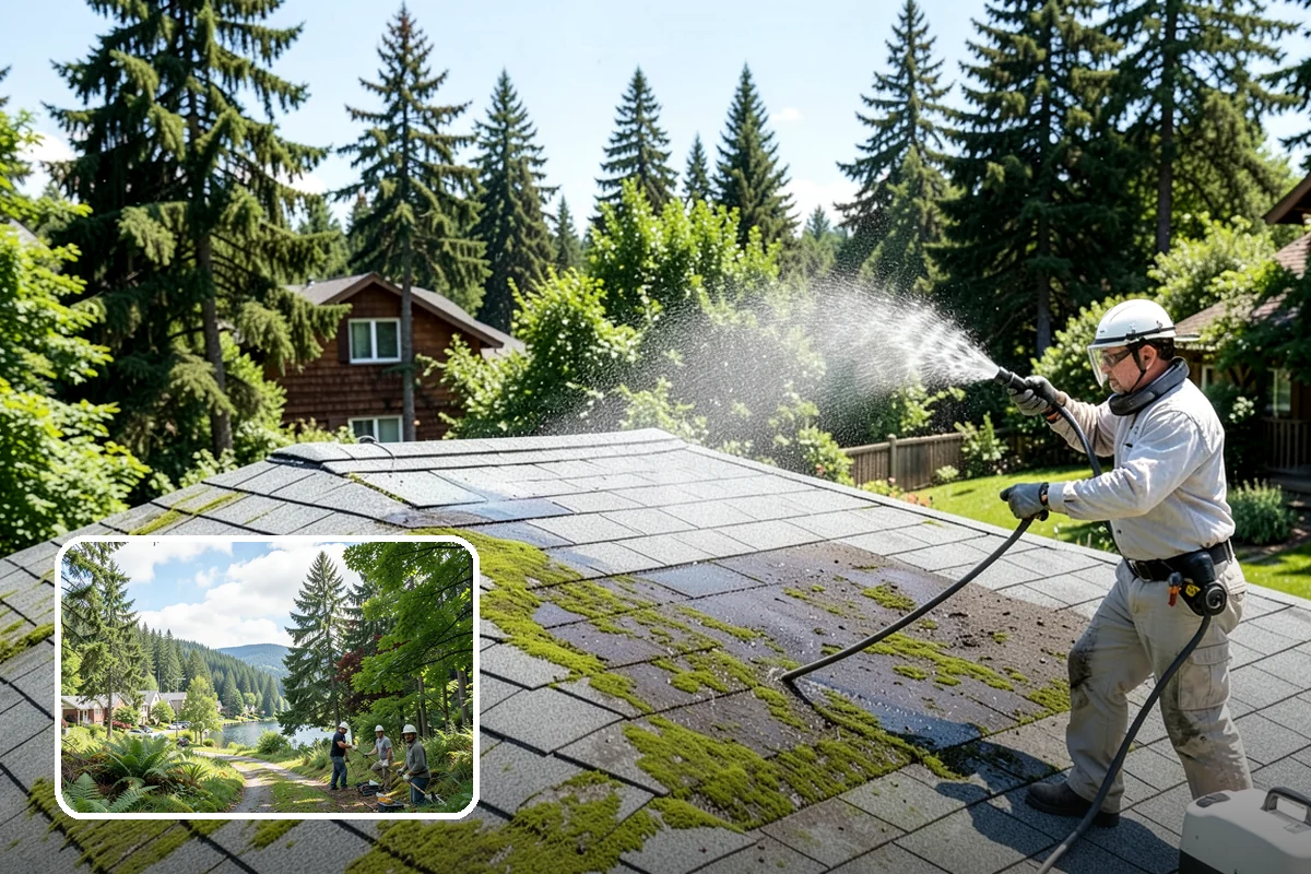 Hotel Exterior Cleaning in Lake Forest Park, King County, WA - Delivers a polished first impression at the entrance and porte-cochere